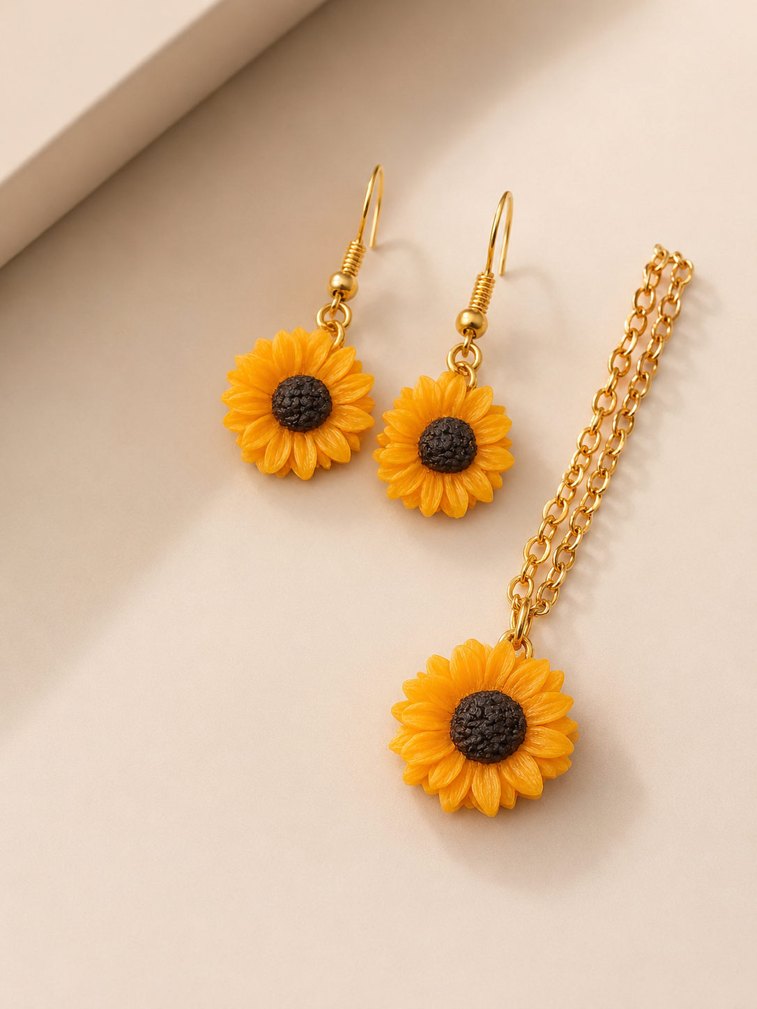 Sunflower Jewelry Set